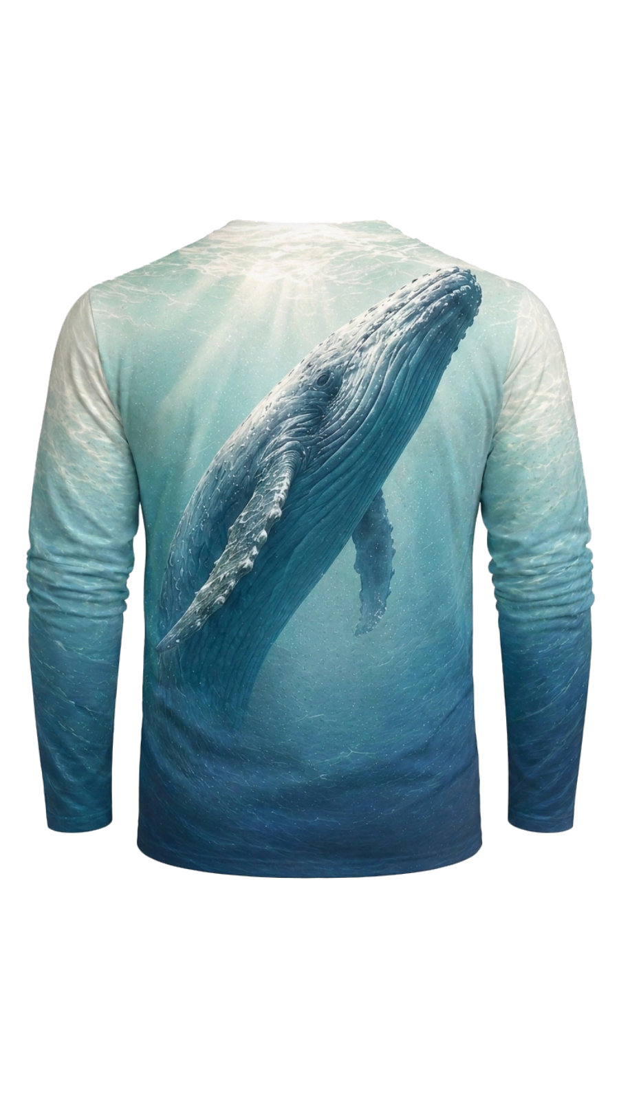 Performance Fishing Long Sleeve - Sunlit Humpback Whale - TBT280 image 5