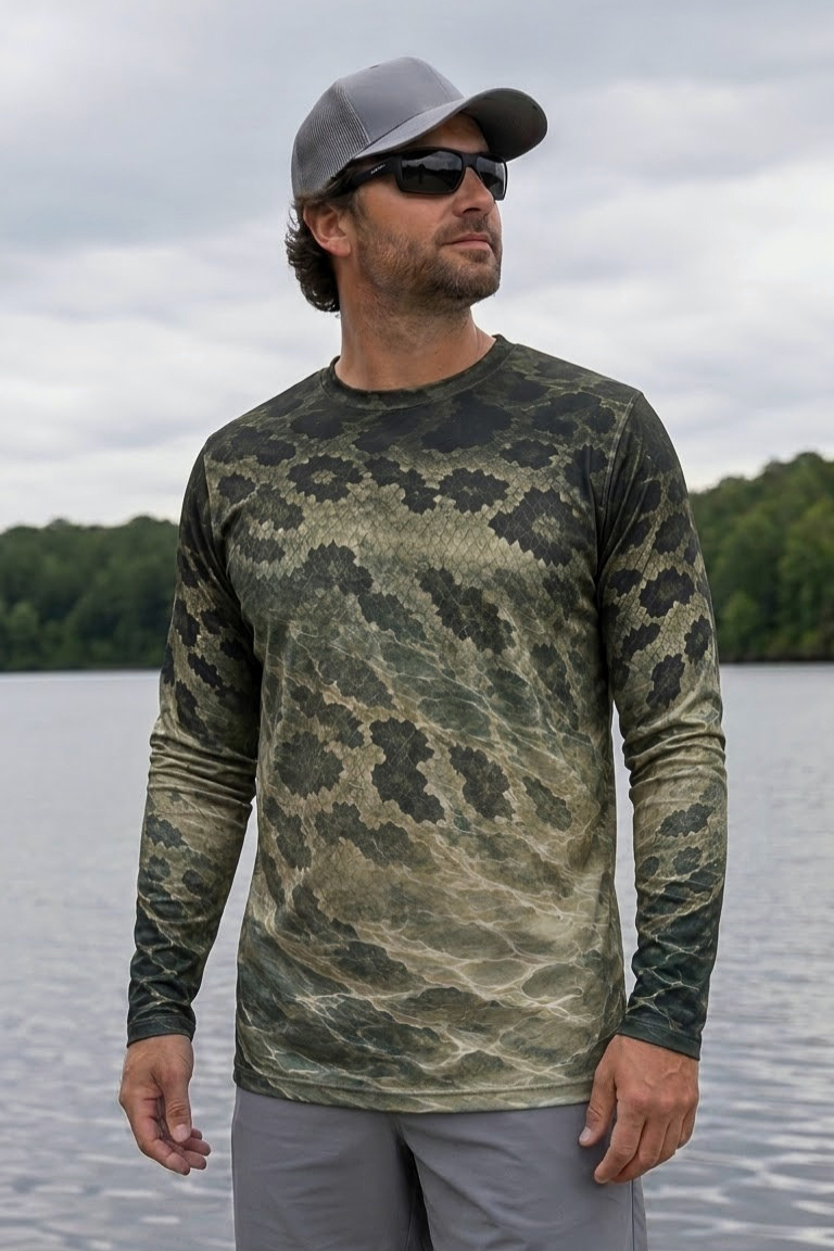 Performance Fishing Long Sleeve - Snakehead, Predator of the Dark Current - ULS337V image 3