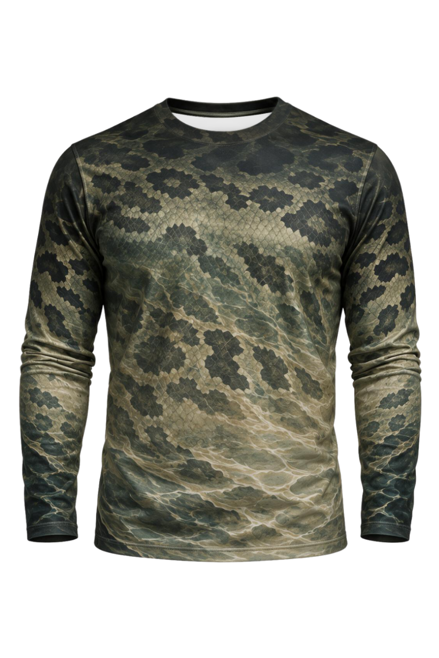Performance Fishing Long Sleeve - Snakehead, Predator of the Dark Current - ULS337V image 6
