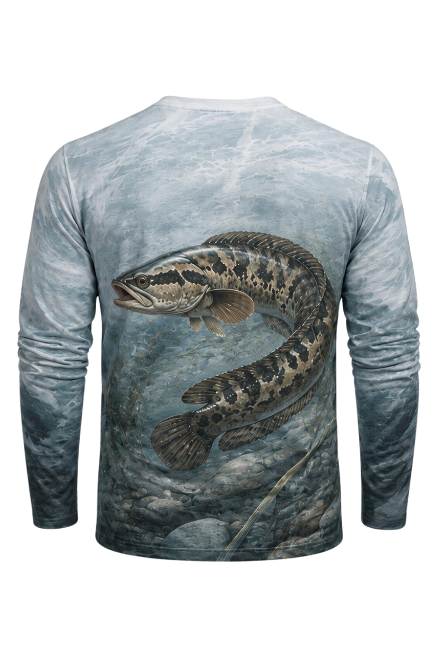 Performance Fishing Long Sleeve - Snakehead, Ghost Beneath Still Waters - ULS338V image 5