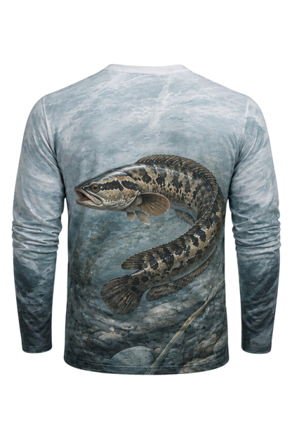 Performance Fishing Long Sleeve - Snakehead, Ghost Beneath Still Waters - ULS338V image 5