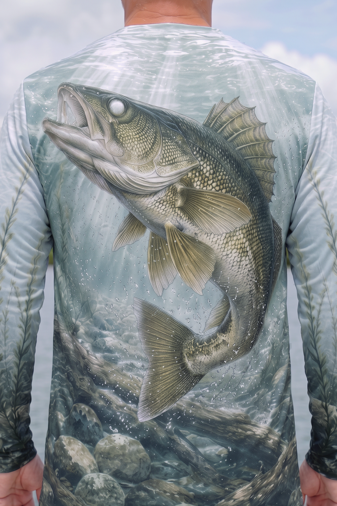 Performance Fishing Long Sleeve - Walleye Strike - TBT282 image 4
