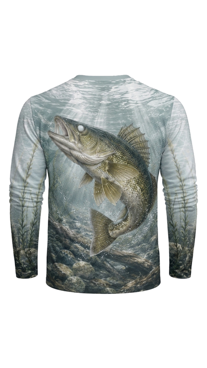 Performance Fishing Long Sleeve - Walleye Strike - TBT282 image 5