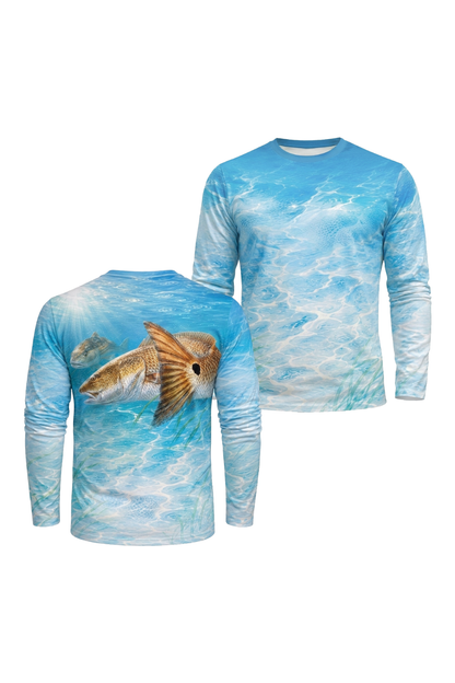 Performance Fishing Long Sleeve - Shallow Redfish - TBT283 image 1