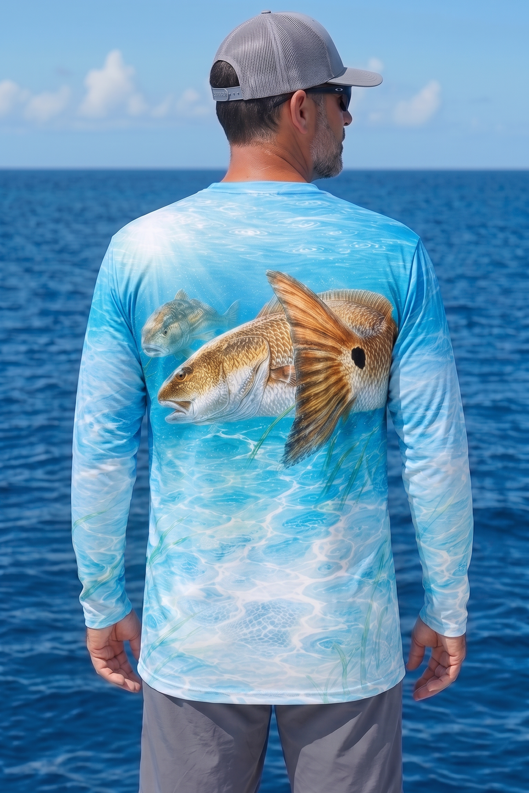 Performance Fishing Long Sleeve - Shallow Redfish - TBT283 image 2