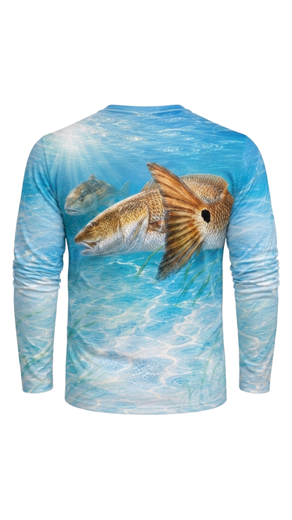 Performance Fishing Long Sleeve - Shallow Redfish - TBT283 image 5
