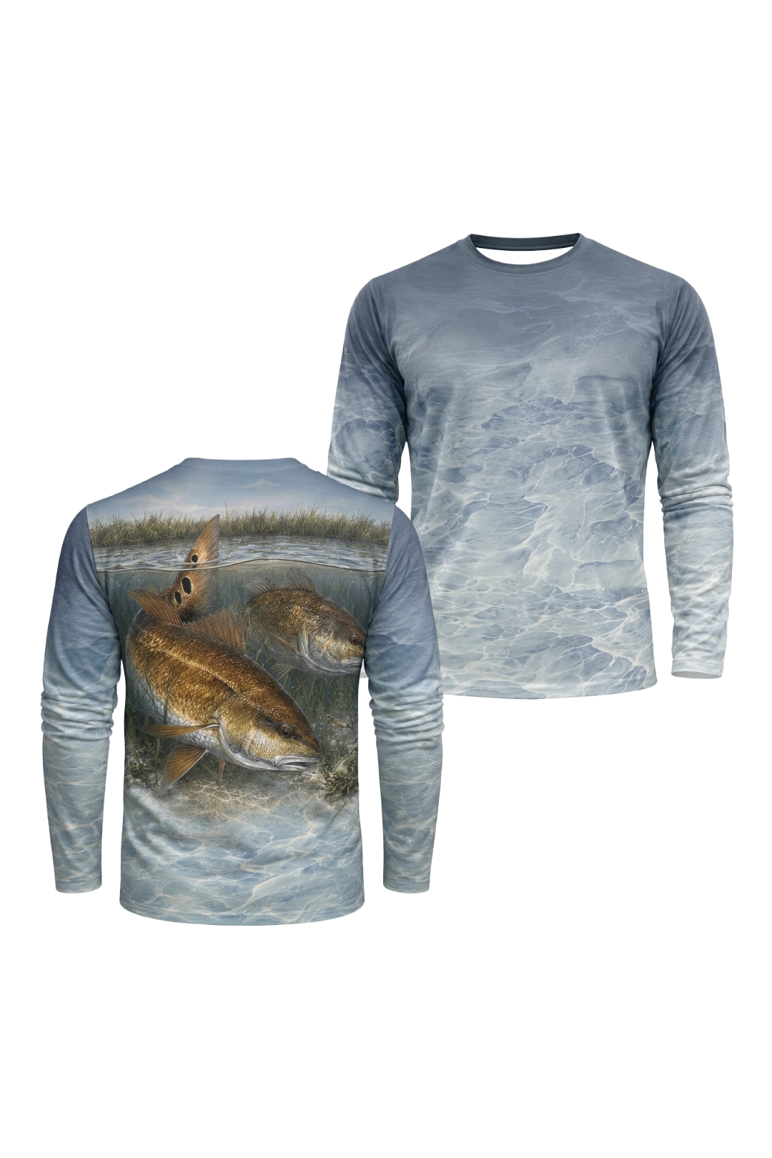 Performance Fishing Long Sleeve - Grass Flat Redfish - TBT284 image 1