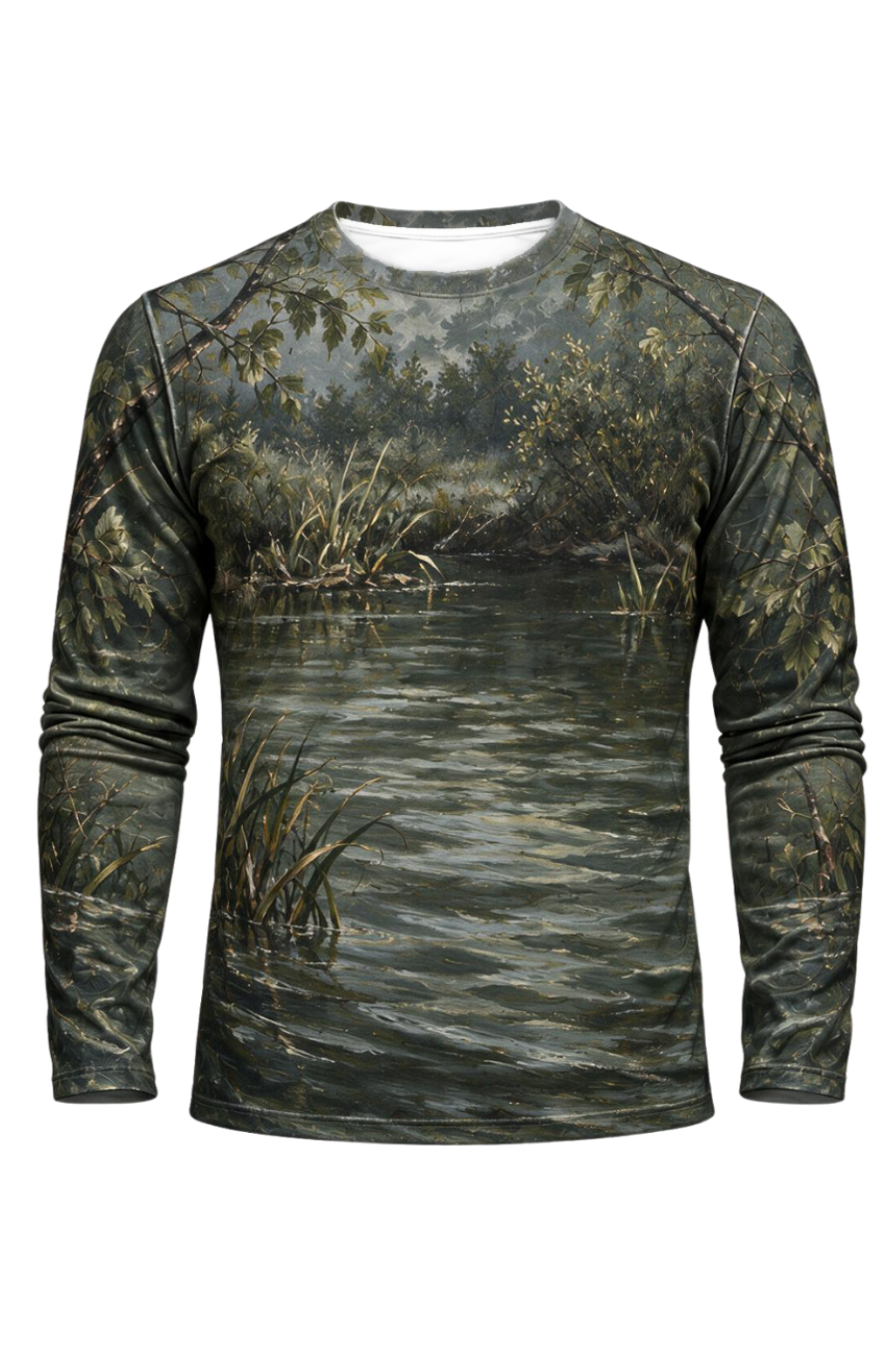 Performance Outdoor Long Sleeve - Beaver, Backwater Timber Run - ULS341V image 6