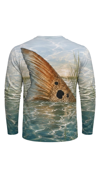 Performance Fishing Long Sleeve - Spot Tail Redfish - TBT286 image 5