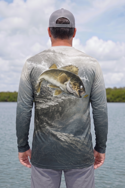 Performance Fishing Long Sleeve - Deep Reef Walleye - TBT287 image 2