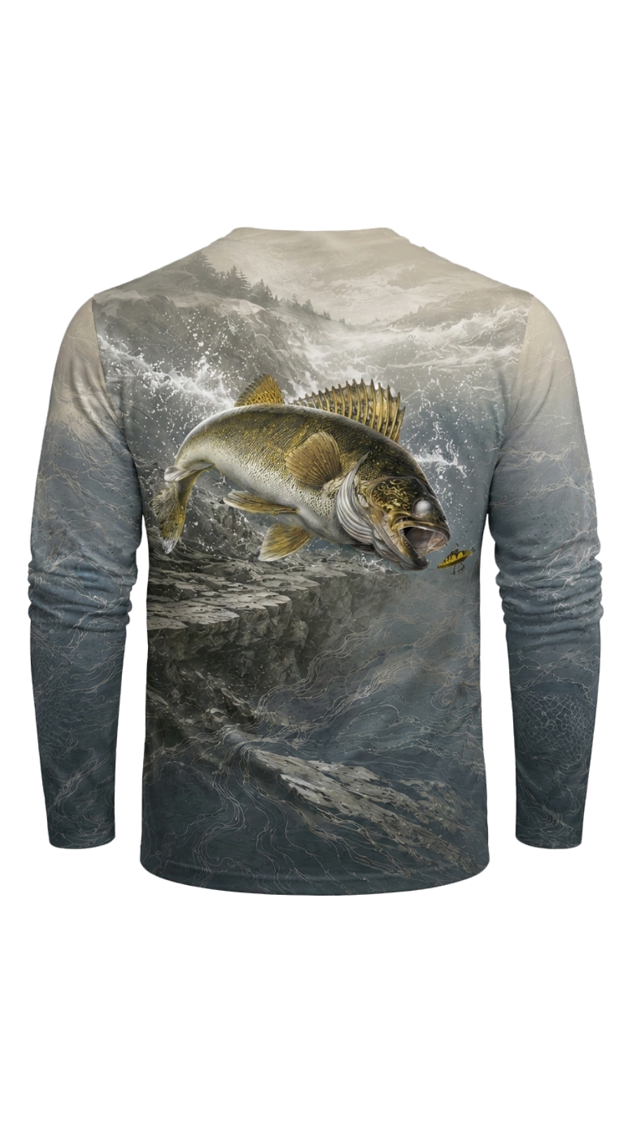 Performance Fishing Long Sleeve - Deep Reef Walleye - TBT287 image 5