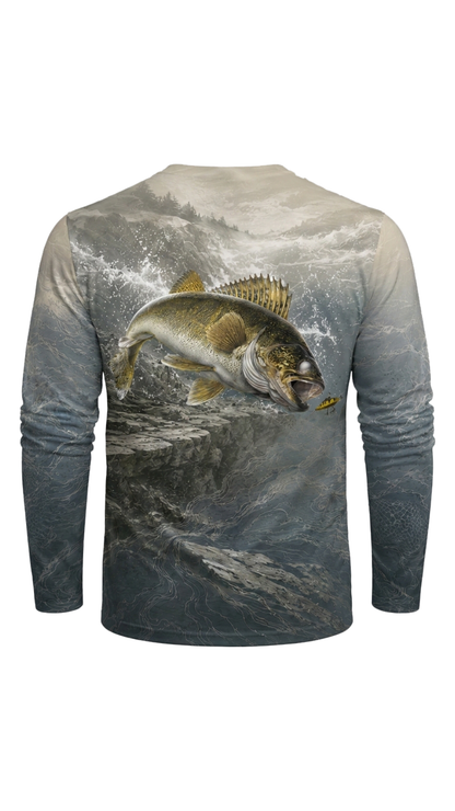 Performance Fishing Long Sleeve - Deep Reef Walleye - TBT287 image 5