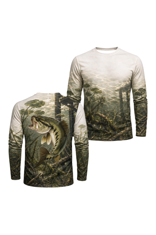 Performance Fishing Long Sleeve - Largemouth Dockside Ambush - ULS344V image 1