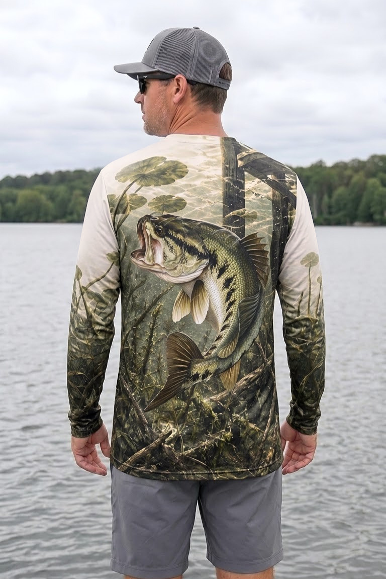 Performance Fishing Long Sleeve - Largemouth Dockside Ambush - ULS344V image 2