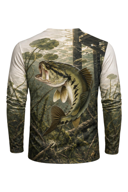Performance Fishing Long Sleeve - Largemouth Dockside Ambush - ULS344V image 5