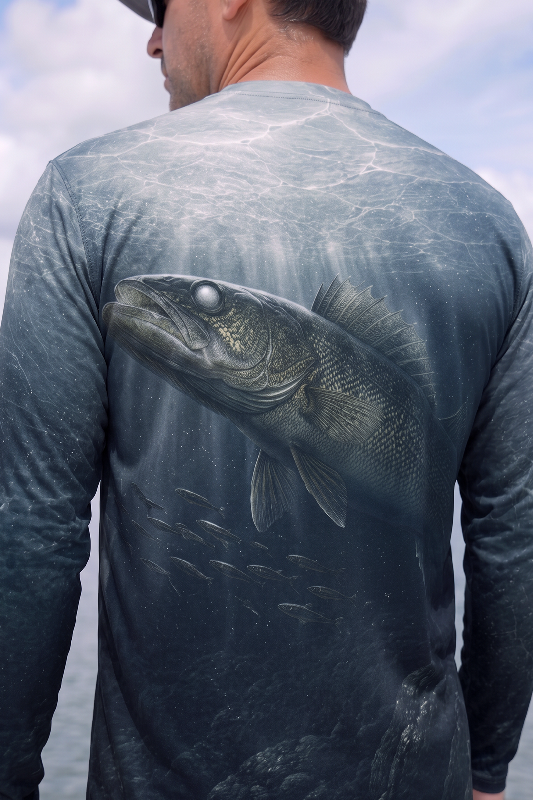 Performance Fishing Long Sleeve - Deep Water Walleye - TBT288 image 4