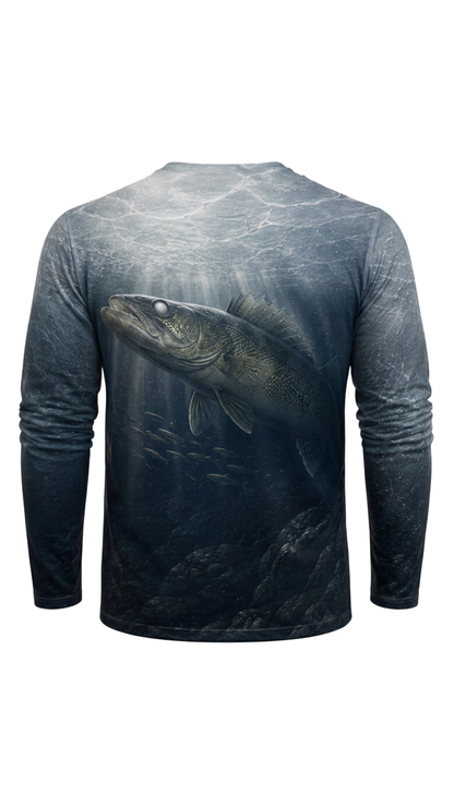 Performance Fishing Long Sleeve - Deep Water Walleye - TBT288 image 5