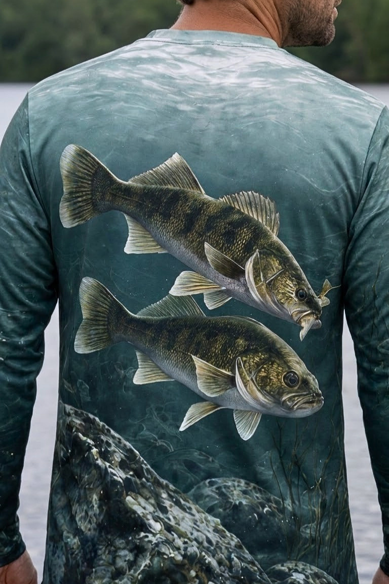 Performance Fishing Long Sleeve - Walleye, Deep Rock Patrol - ULS345V image 4