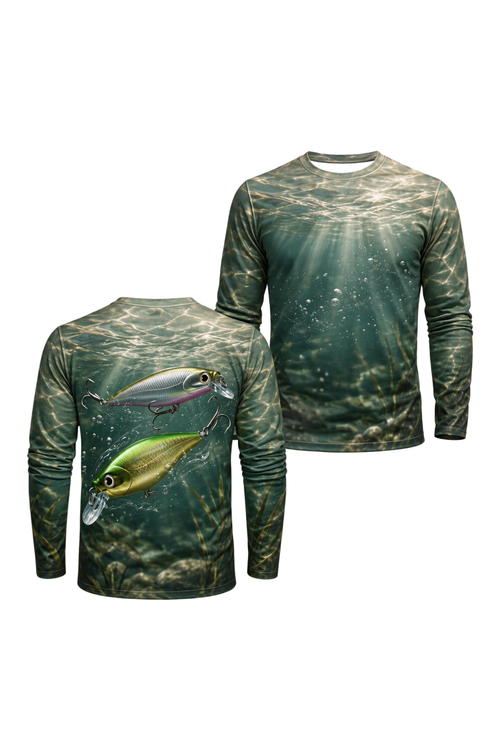 Performance Fishing Long Sleeve - Twin Crank Strike - ULS346V image 1
