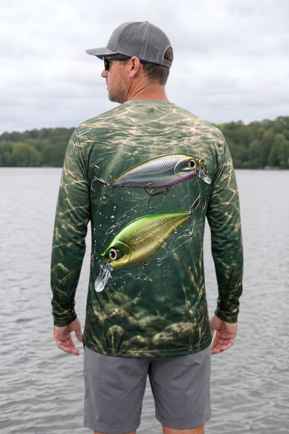 Performance Fishing Long Sleeve - Twin Crank Strike - ULS346V image 2