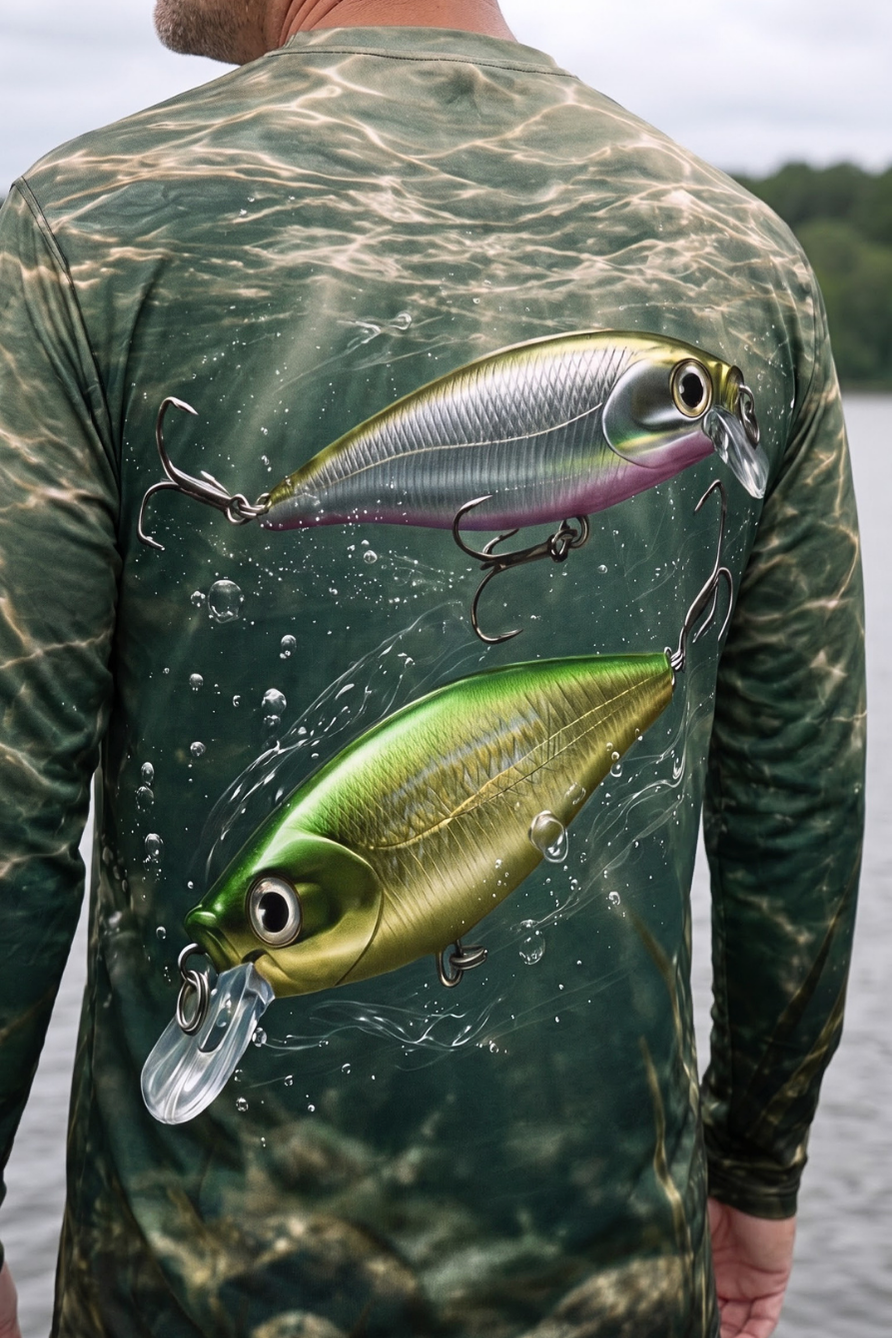 Performance Fishing Long Sleeve - Twin Crank Strike - ULS346V image 4