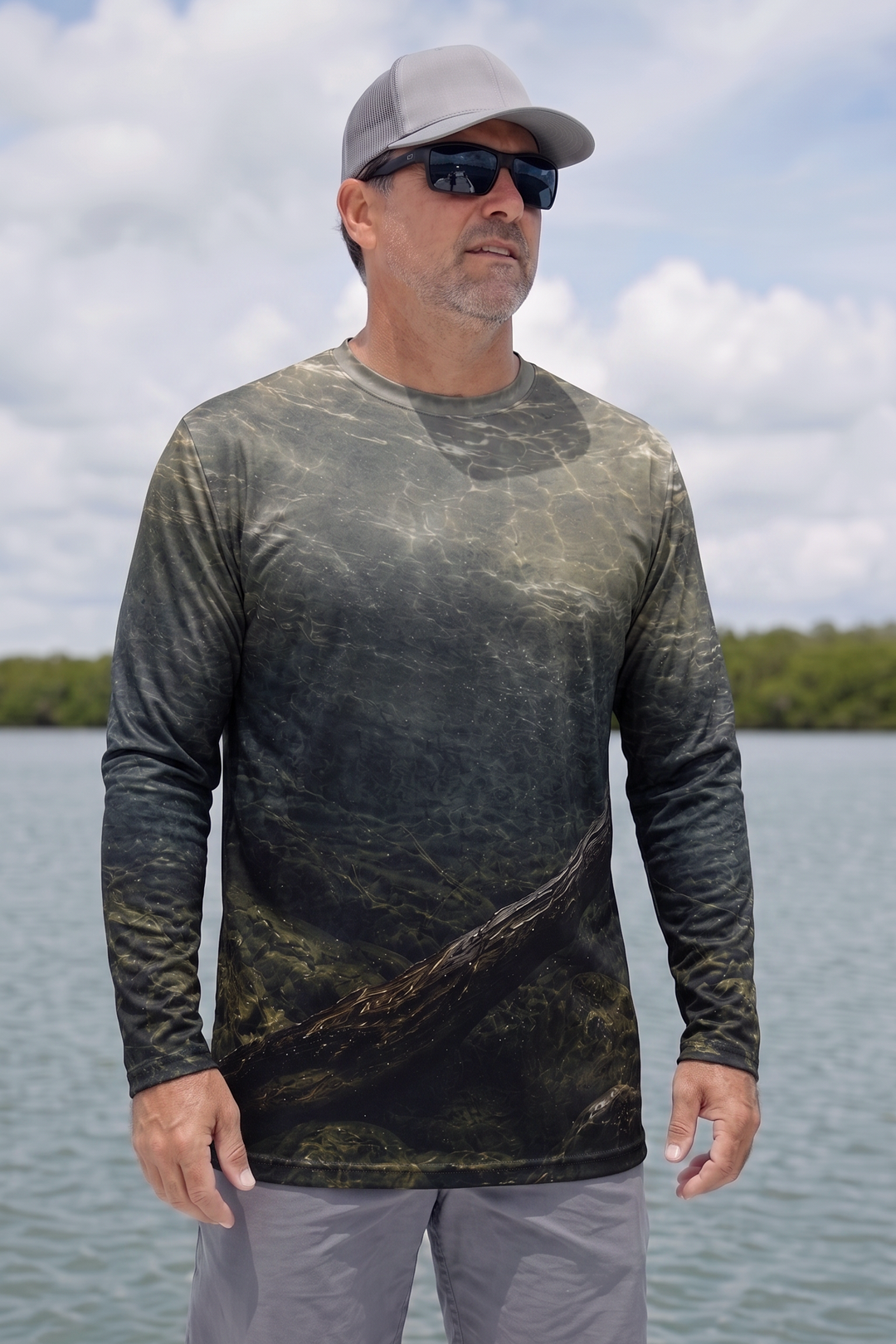 Performance Fishing Long Sleeve - Sunken Realm Walleye - TBT290 image 3