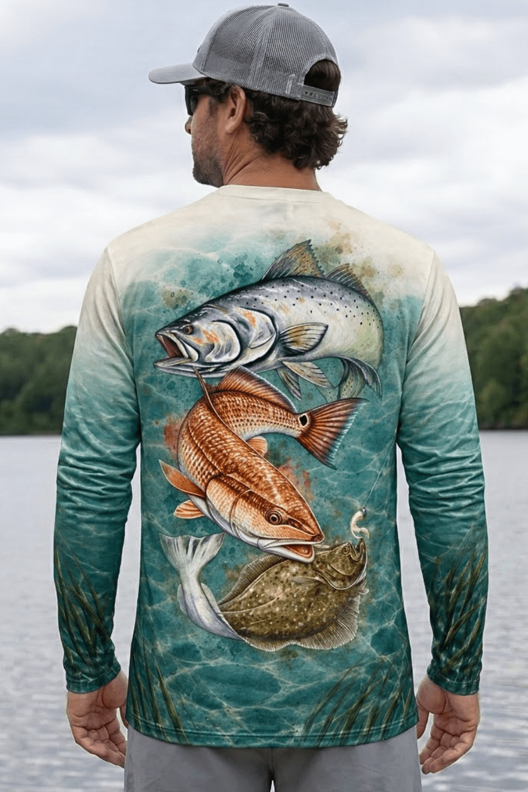 Performance Fishing Long Sleeve - Coastal Grand Slam - ULS347V image 2