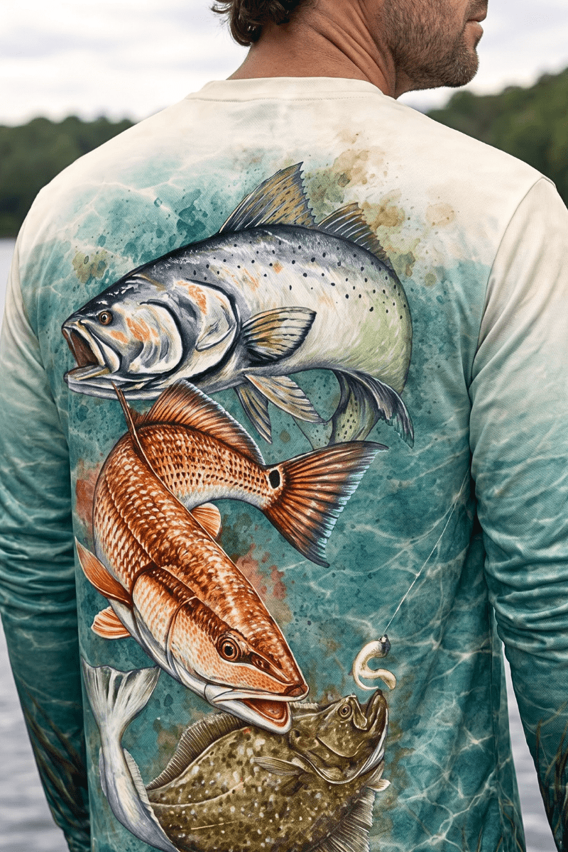 Performance Fishing Long Sleeve - Coastal Grand Slam - ULS347V image 4