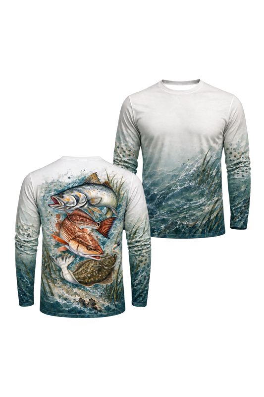 Performance Fishing Long Sleeve - Saltmarsh Grand Slam - ULS349V image 1