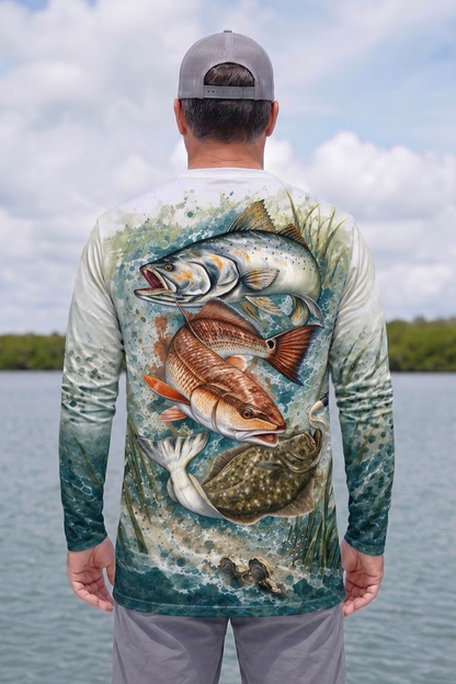 Performance Fishing Long Sleeve - Saltmarsh Grand Slam - ULS349V image 2