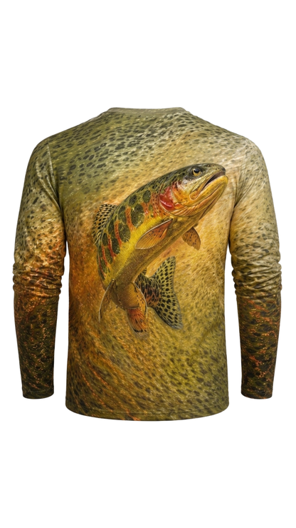 Performance Fishing Long Sleeve - Golden Trout Ember Surge - TBT293 image 5