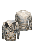 Performance Outdoor Long Sleeve - Heron, Stillwater Strike, Diving Heron & Fish - ULS350V image 1