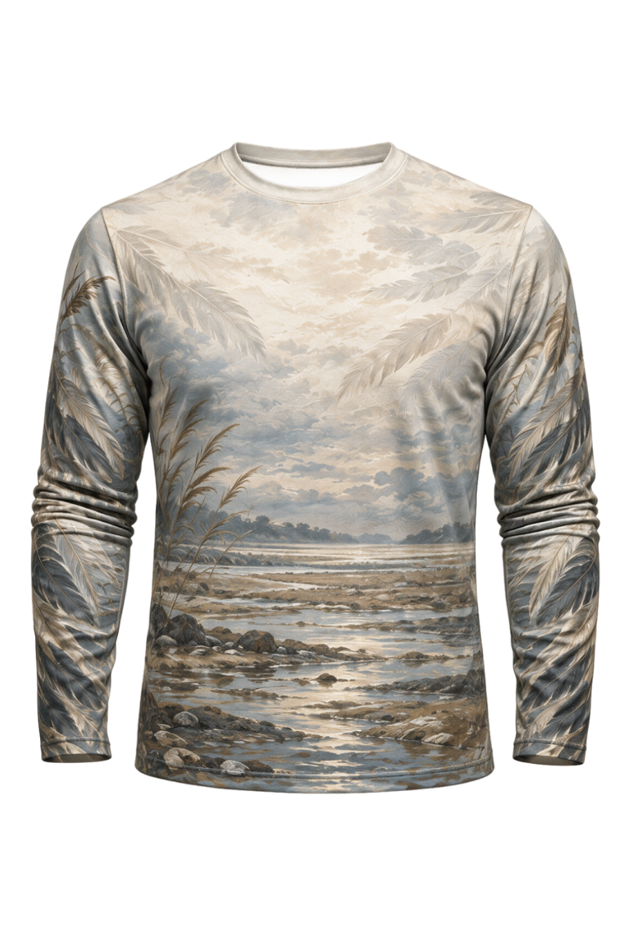 Performance Outdoor Long Sleeve - Heron, Stillwater Strike, Diving Heron & Fish - ULS350V image 6