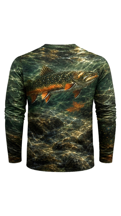 Performance Fishing Long Sleeve - Clear Stream Brook Shadow - TBT294 image 5