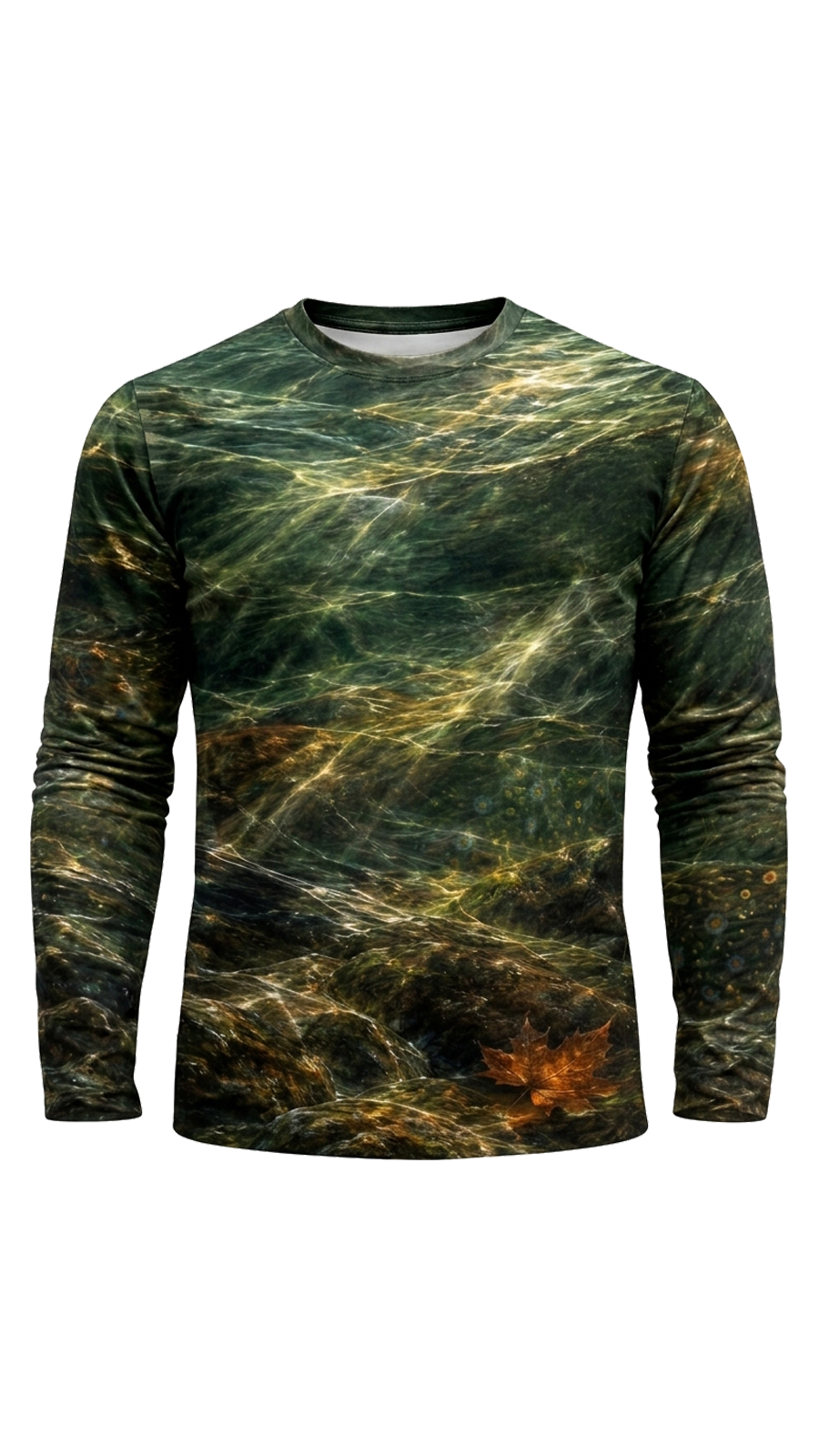 Performance Fishing Long Sleeve - Clear Stream Brook Shadow - TBT294 image 6