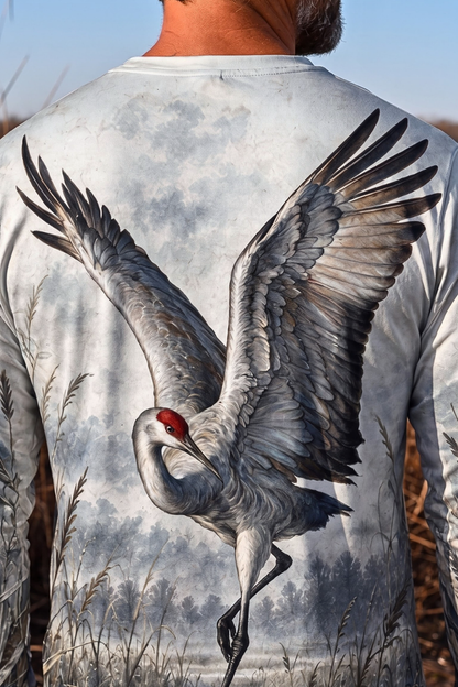 Performance Outdoor Long Sleeve - Sandhill Crane, Weathered Prairie Clean - ULS352V image 4