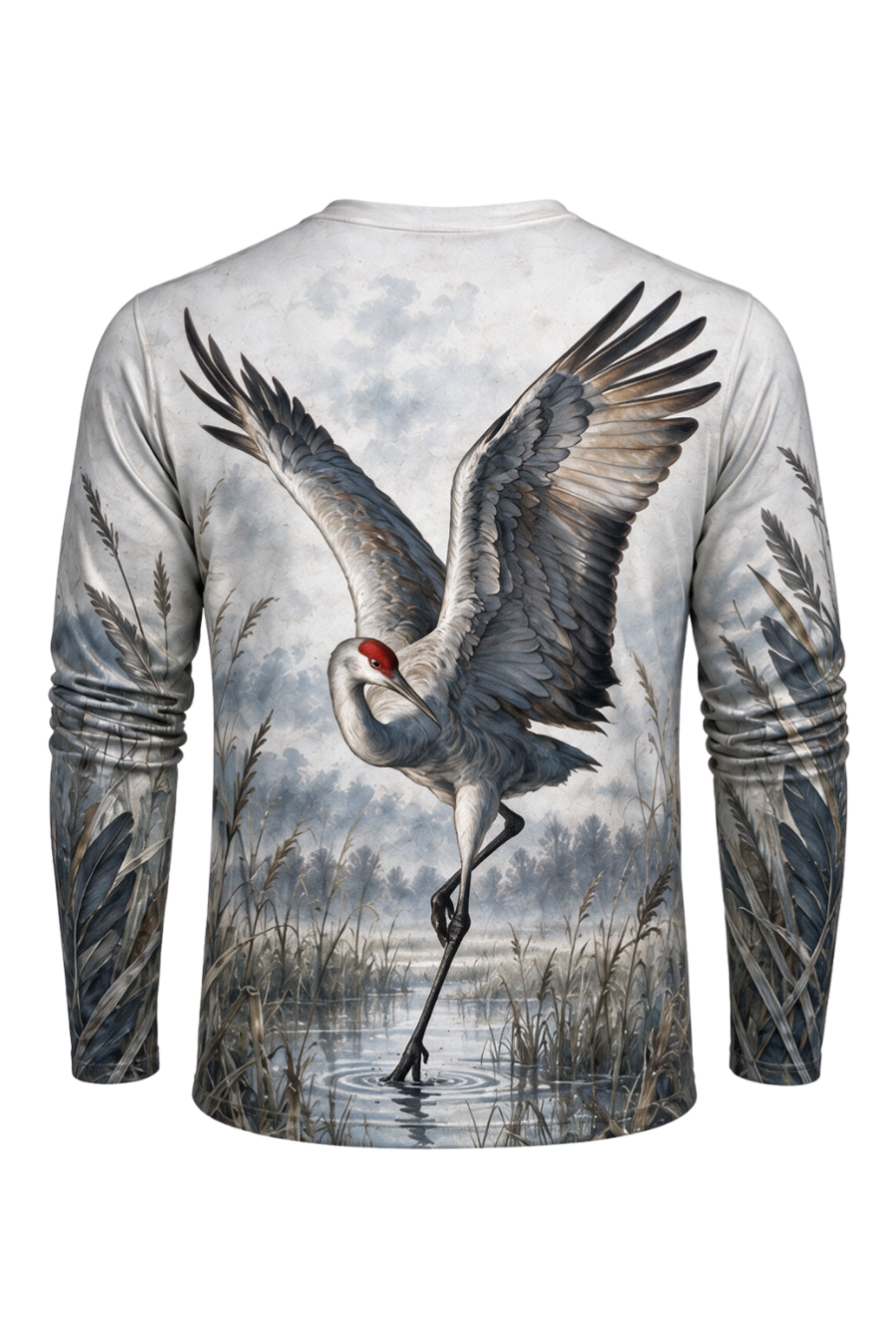 Performance Outdoor Long Sleeve - Sandhill Crane, Weathered Prairie Clean - ULS352V image 5