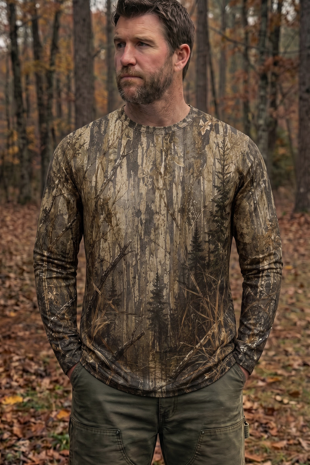 Performance Hunting Long Sleeve - Timberland Moose Monarch - TBT297 image 2