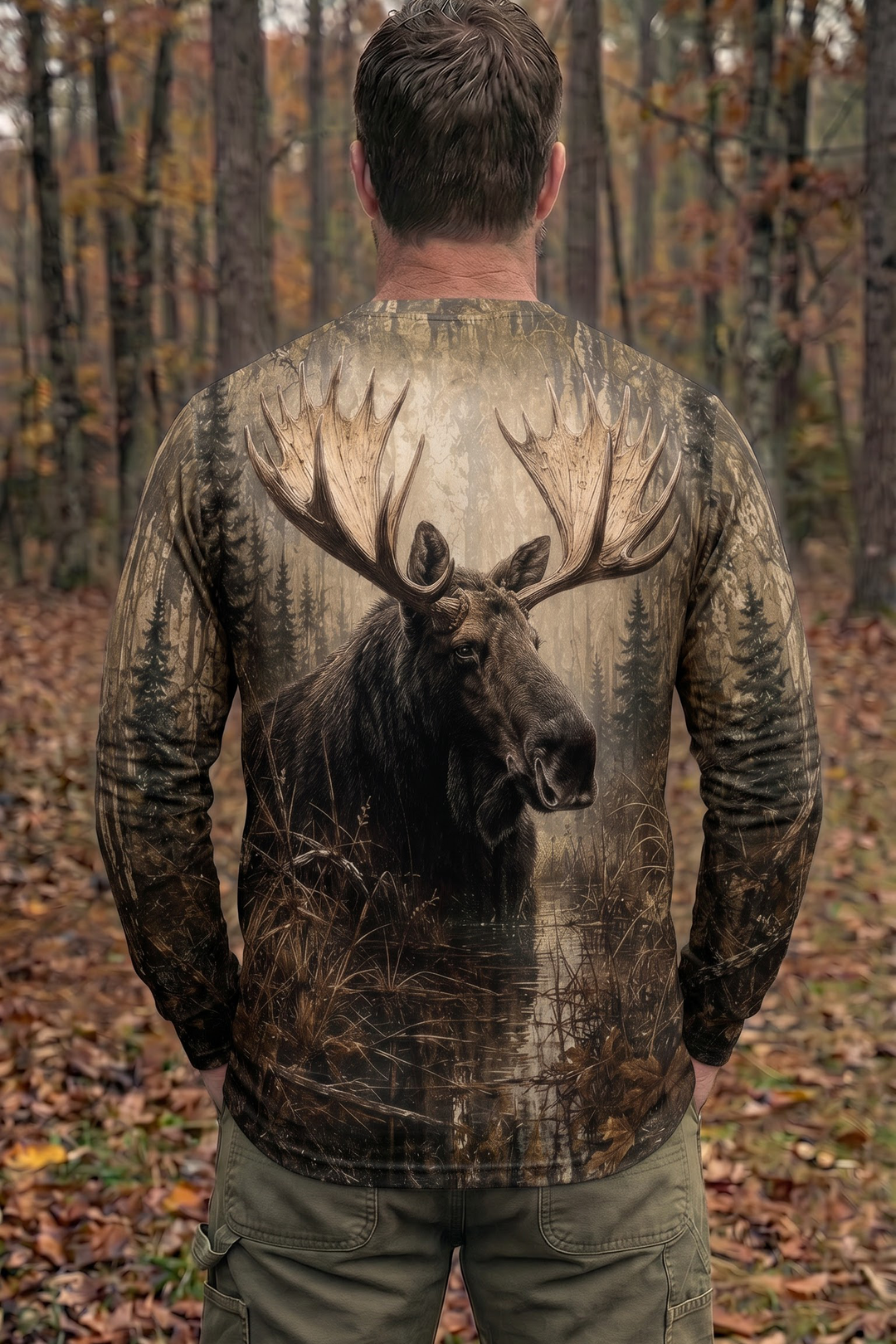 Performance Hunting Long Sleeve - Timberland Moose Monarch - TBT297 image 3
