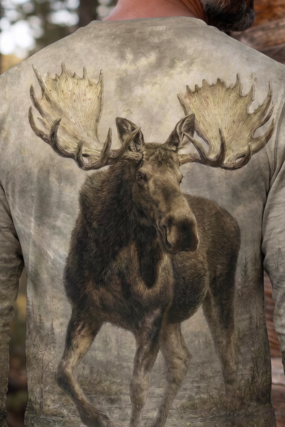 Performance Hunting Long Sleeve - Misty Peak Moose Stalker - TBT298 image 4