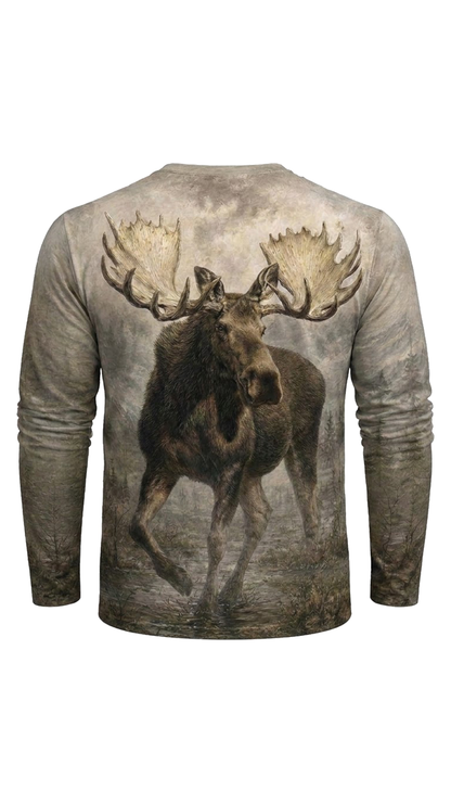 Performance Hunting Long Sleeve - Misty Peak Moose Stalker - TBT298 image 5