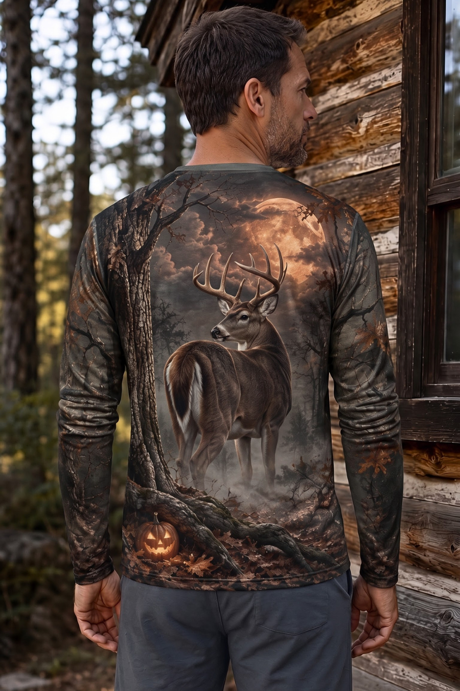 Performance Hunting Long Sleeve - Hollow Antler - ULS355V image 2