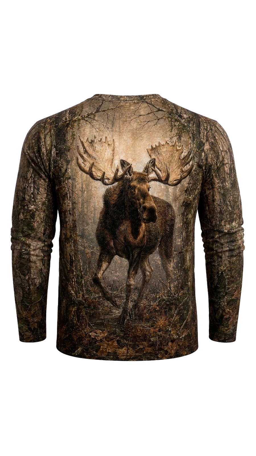 Performance Hunting Long Sleeve - Deep Timber Moose Stealth - TBT299 image 5