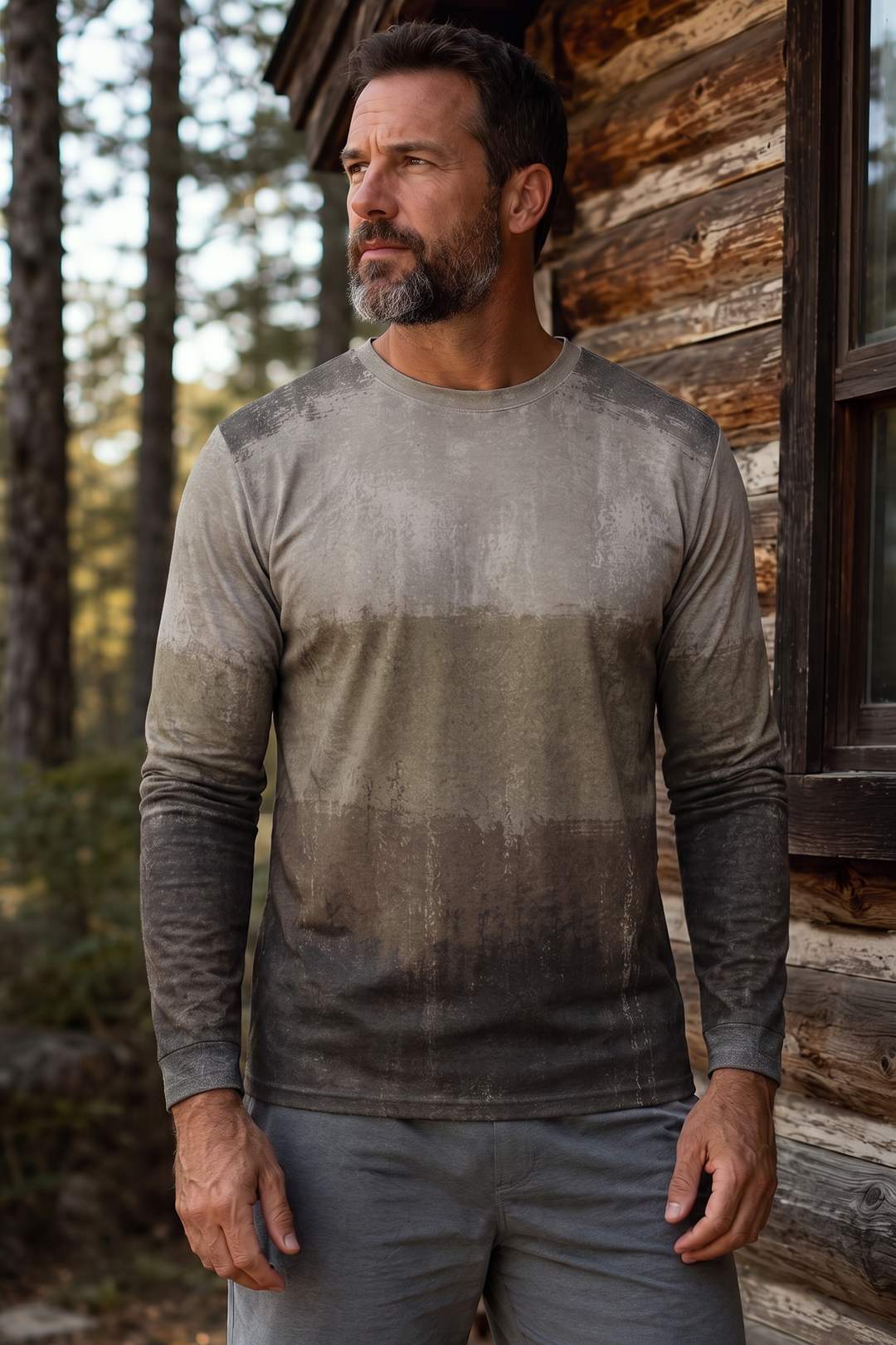 Performance Hunting Long Sleeve - Misty Boreal Moose Sovereign - TBT300 image 3