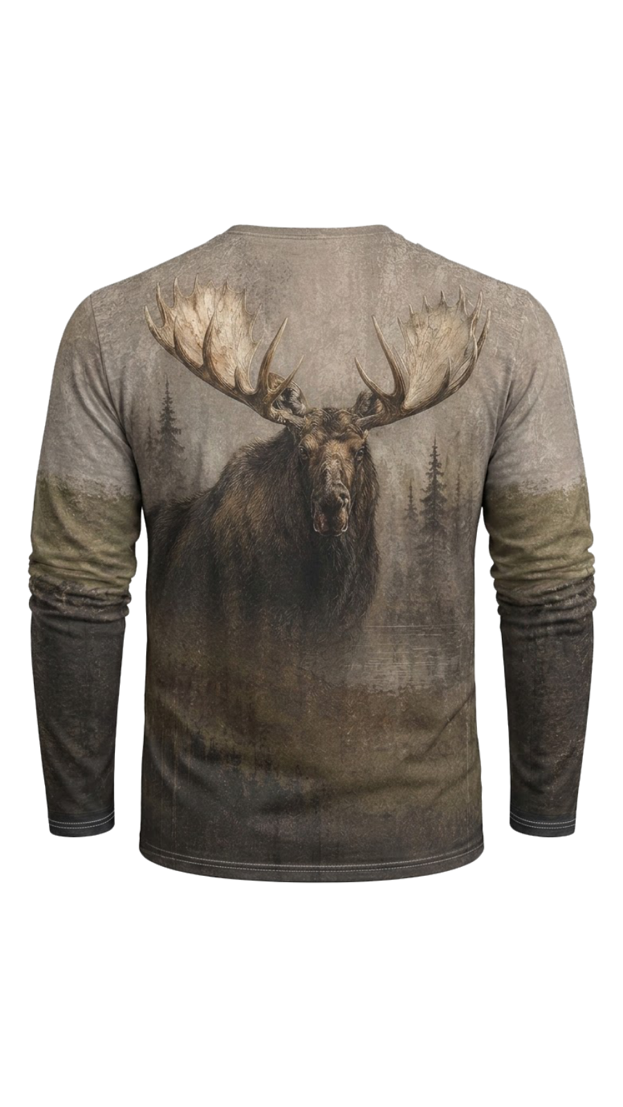 Performance Hunting Long Sleeve - Misty Boreal Moose Sovereign - TBT300 image 5