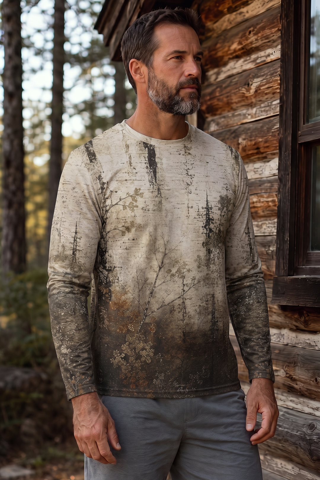 Performance Hunting Long Sleeve - Birch Ridge Moose Sovereign - TBT301 image 3