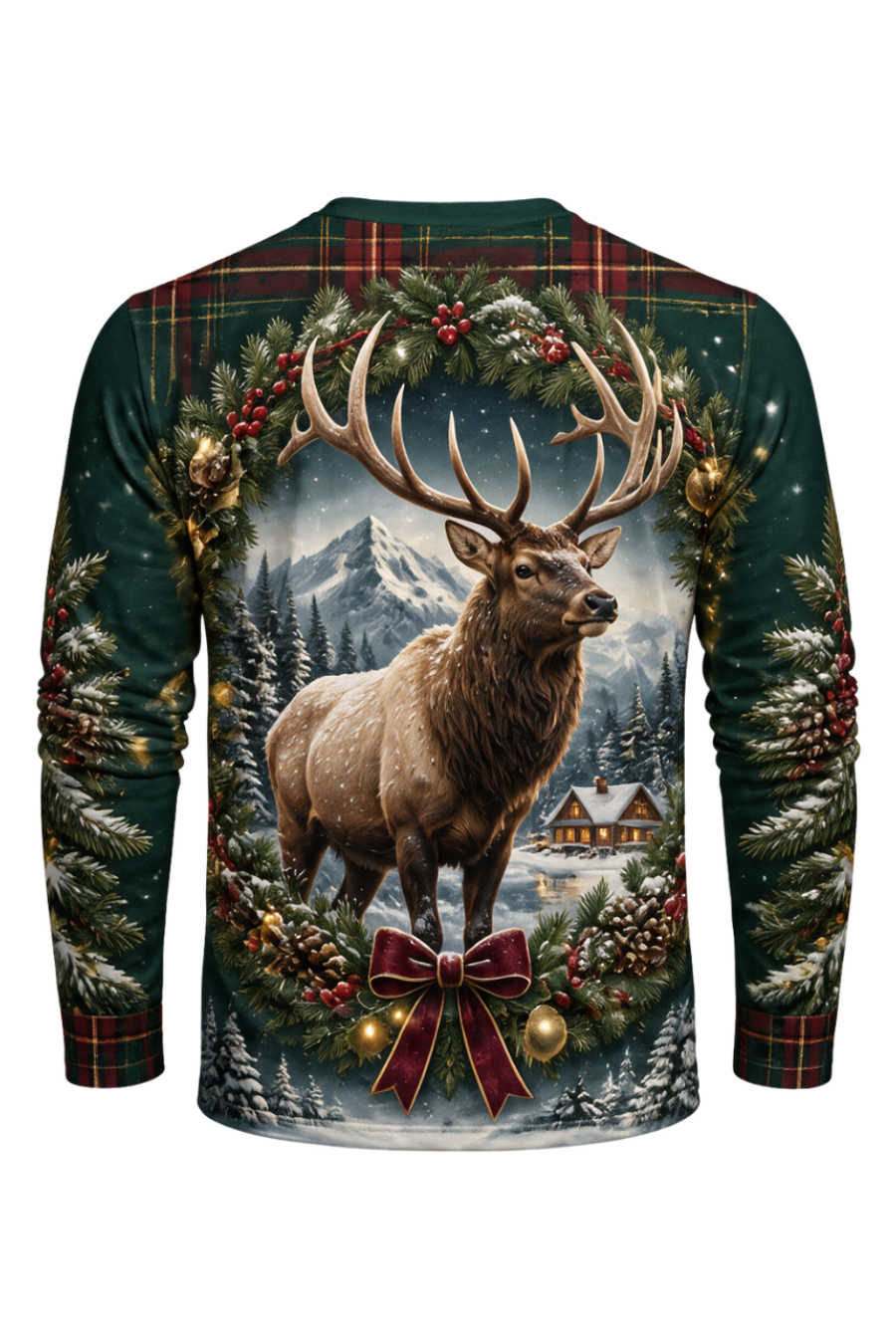Performance Outdoor Long Sleeve - Christmas Lodge Monarch, Elk - ULS358V image 5