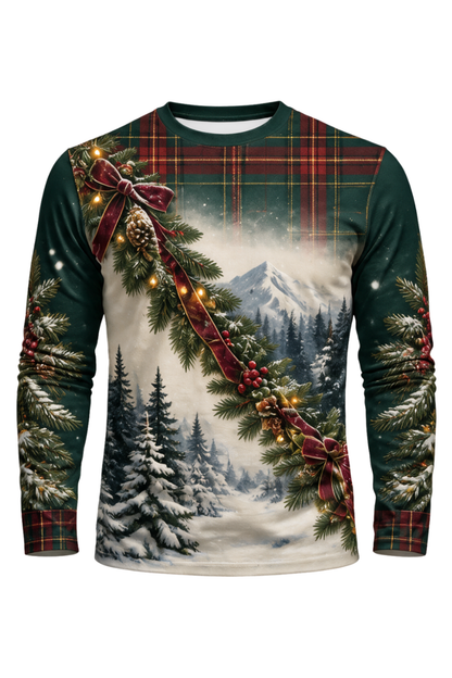 Performance Outdoor Long Sleeve - Christmas Lodge Monarch, Elk - ULS358V image 6