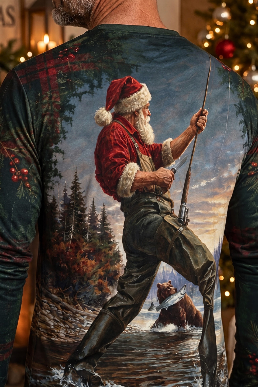 Performance Outdoor Long Sleeve - Santa’s River Encounter - ULS359V image 4