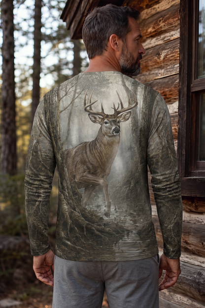 Performance Hunting Long Sleeve - Timber Bottom Whitetail - TBT303 image 2